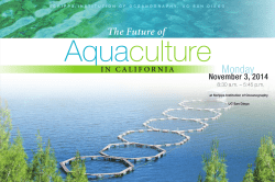 The Future of Aquaculture in California