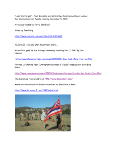 "Lest We Forget" - Fort Barrette and MCAS Ewa Field Annual Pearl