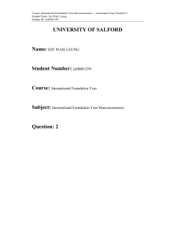 UNIVERSITY OF SALFORD Student Number:@00081259 Question: 2