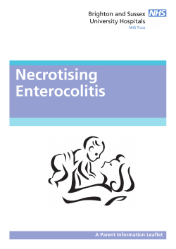 Necrotising Enterocolitis - Brighton and Sussex University Hospitals
