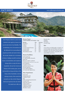 Earls Regency - Aitken Spence Hotels