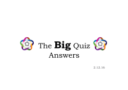 Animal Quiz - Debenham High School