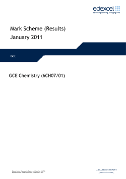 Mark scheme