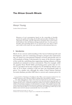The African Growth Miracle