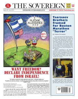 want freedom? declare independence from israel!