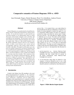 Comparative semantics of Feature Diagrams: FFD vs. vDFD
