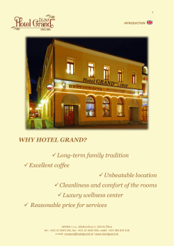 Long-term family tradition Excellent coffee Unbeatable location