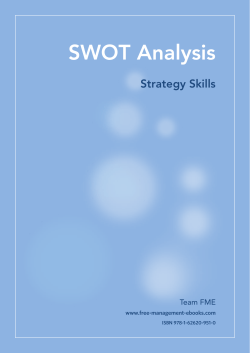 SWOT Analysis - Free Management eBooks