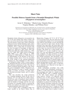 - Aquatic Mammal Journal`s