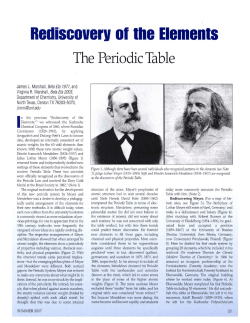 periodic table