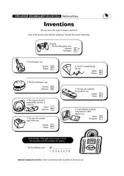 Inventions - Scholastic UK