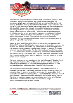 Proposed Lane Conditions