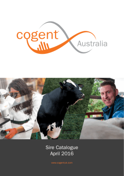 Sire Catalogue April 2016
