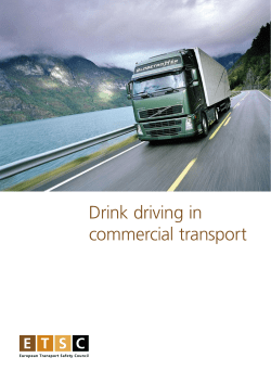 Drink driving in commercial transport