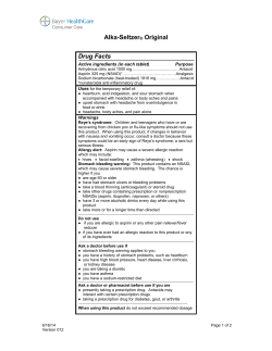 Alka-Seltzer Original - Bayer Consumer Care Products