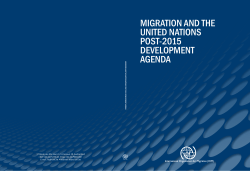 migration and the united nations post-2015