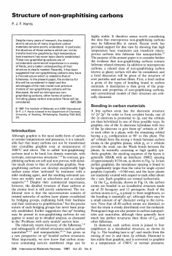 Structure of non-graphitising carbons