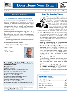 Don`s Home News Extra