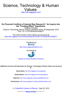 An Inquiry into the Funding Effect