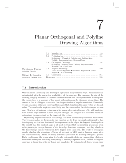 Planar Orthogonal and Polyline Drawing Algorithms