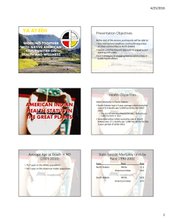 Session 21: Working Together with Native American Communities