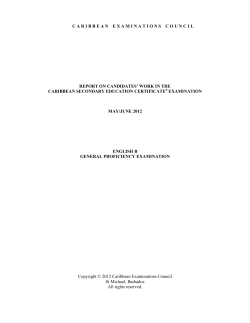 caribbeanexaminations council