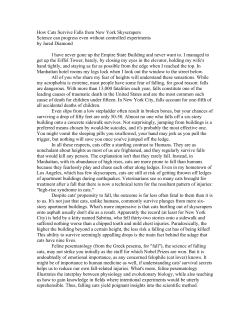 How Cats Survive Falls from New York Skyscrapers Science can