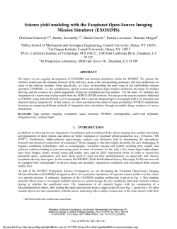 Science yield modeling with the Exoplanet Open
