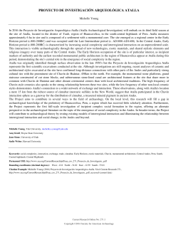 Proyecto de Investigaci&oacute;n Arqueol&oacute;gica Atalla