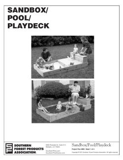 SANDBOX/ POOL/ PLAYDECK