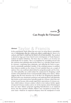 ramsifying Virtue theory