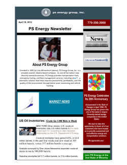 PS Energy Newsletter