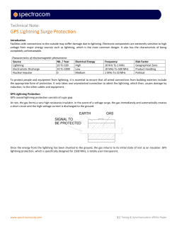 GPS Lightning Surge Protection