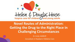 Novel Routes of Administration - The Association for Paediatric