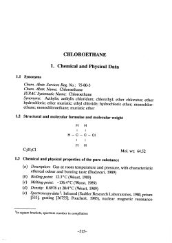 Chloroethane - IARC Monographs on the Evaluation of