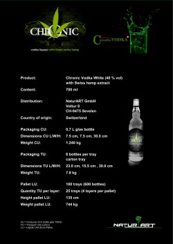 Product: Chronic V with Swis Content: 700 ml Distribution: NaturART