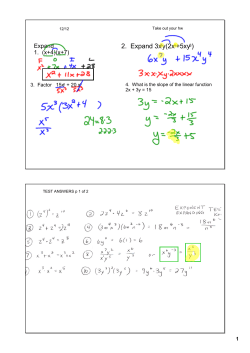 2. Expand 3x3y(2x4+5xy3) - jdhs-alg2