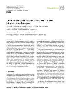 Spatial variability and hotspots of soil N2O fluxes