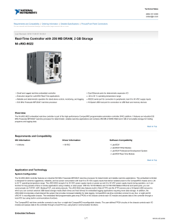 Real-Time Controller with 256 MB DRAM, 2 GB Storage