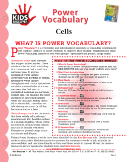 Power Vocabulary