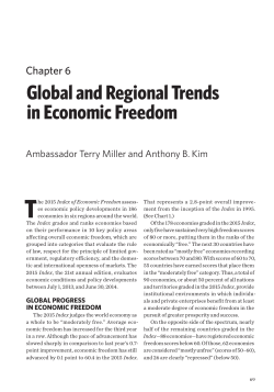 Global and Regional Trends in Economic Freedom