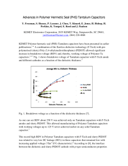 Advances in Polymer Hermetic Seal Capacitors