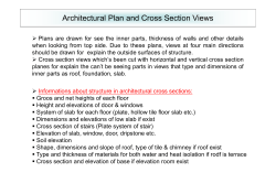 Architectural Plan and Cross Section Views