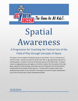 Spatial Awareness - Idaho Youth Soccer Association