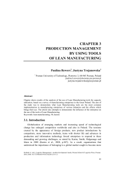 chapter 3 production management by using tools of lean