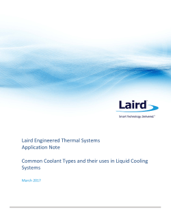 Common Coolant Types and their Uses in Liquid