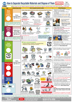 How to Separate Recyclable Materials and Dispose of Them