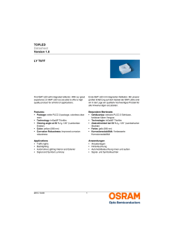 TOPLED Datasheet Version 1.0 LY T67F