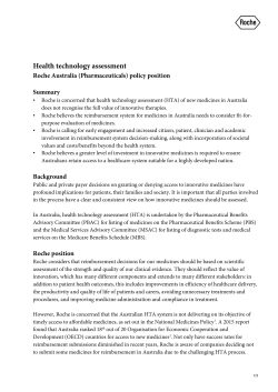 Health technology assessment