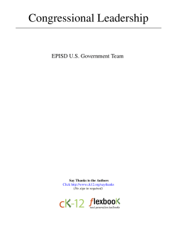 Congressional Leadership